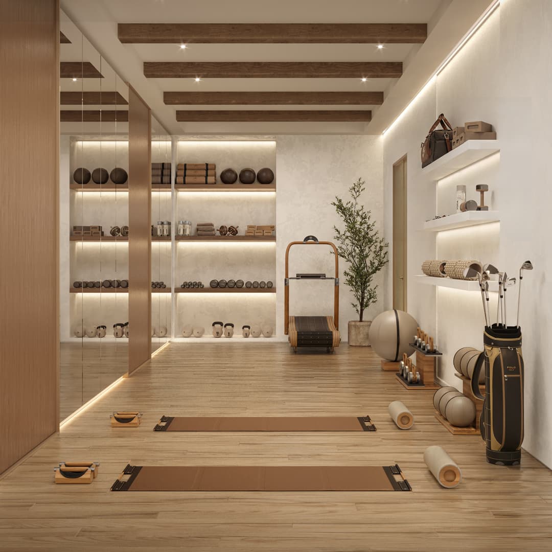 Hudayriyat Golf Estates villa interior render 4